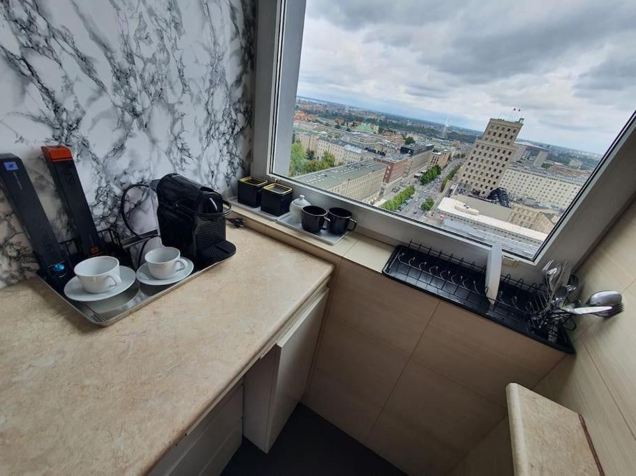 Amazing View 19 Floor! Metro Swietokrzyska Apartament